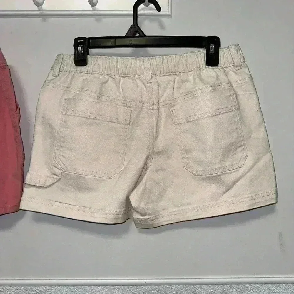 NWT! Lot of 2 Wonder Nation Shorts, Girls (18) XXL, Pink & Cream